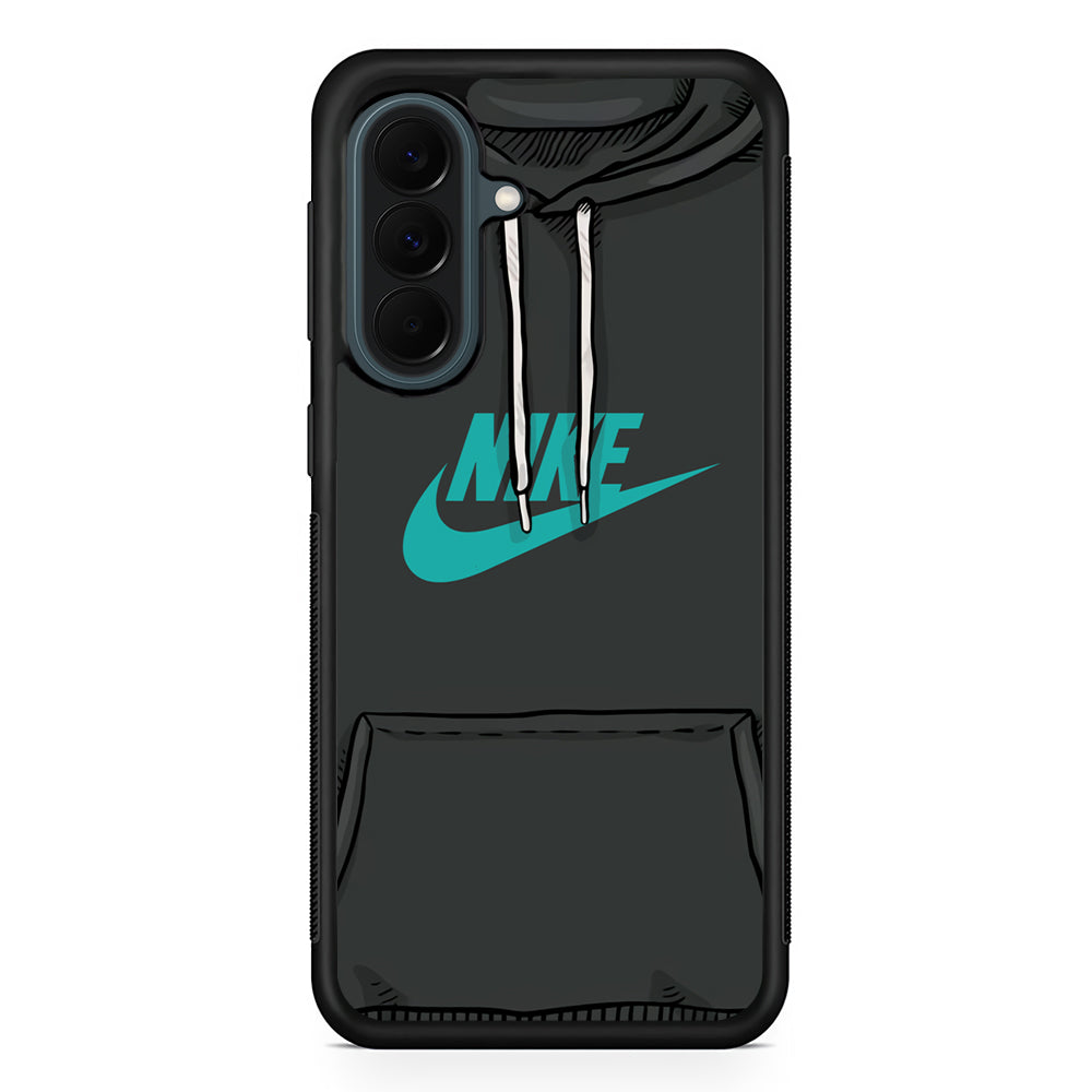 Nike Grey Hoodie Samsung Galaxy A37 Case | Samsung Galaxy A37 Rubber Phone Case