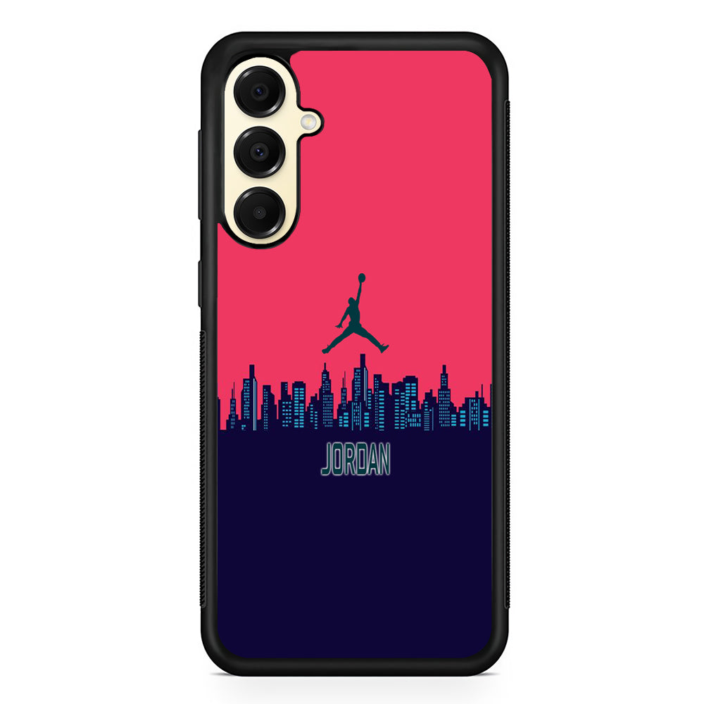 Jordan Jump City Magenta Samsung Galaxy A16 Case | Slim Rubber Case for Samsung Galaxy A16