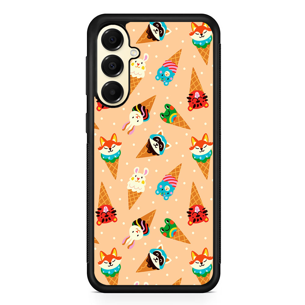 Cartoon Ice Cream Cones Samsung Galaxy A16 Case | Slim Rubber Samsung Galaxy A16 Case