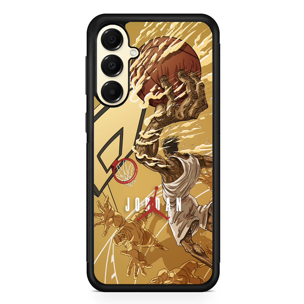 Air Jordan Golden Chance Samsung Galaxy A16 Case | Slim Rubber Case for Samsung Galaxy A16