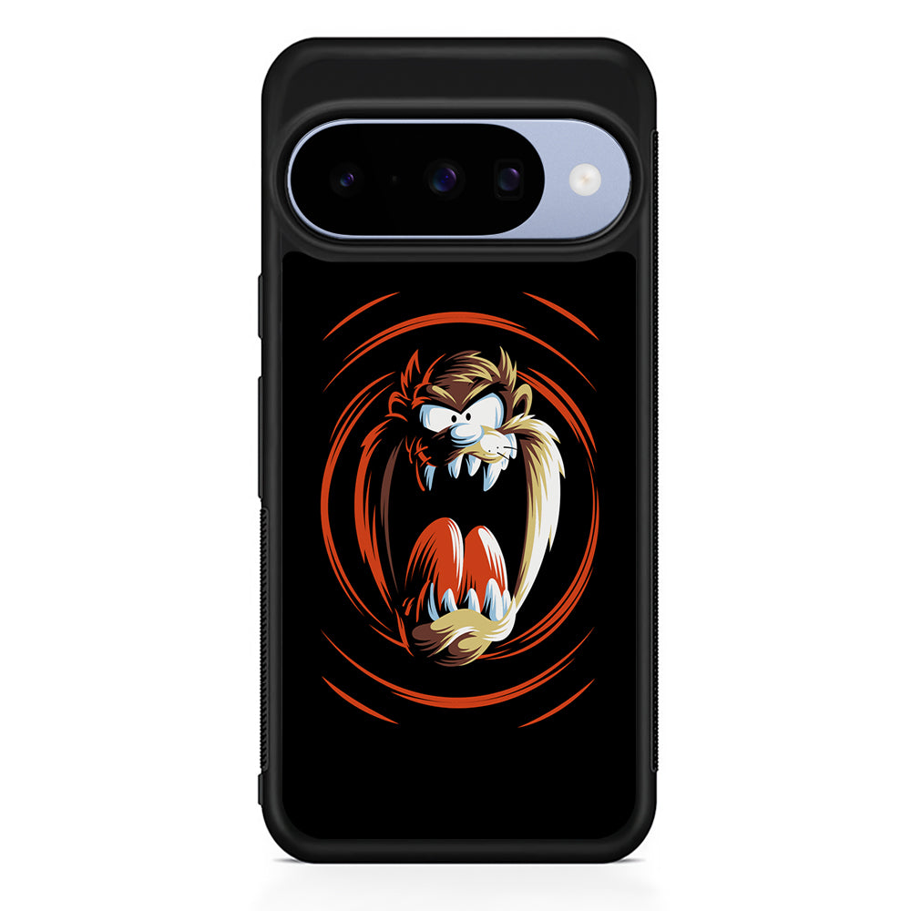 The Tasmanian Devil Face Google Pixel 10 Case | Google Pixel 10 Rubber Protective Case