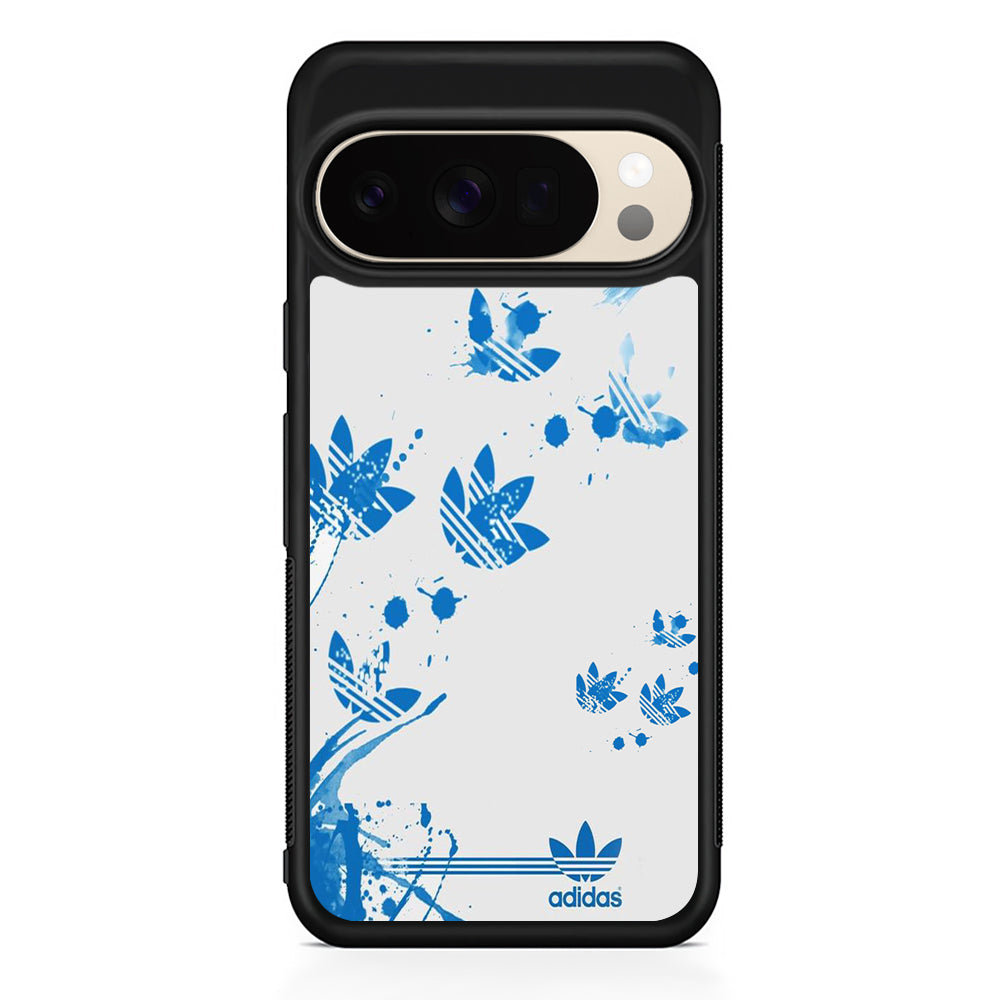 Adidas Track Paint Blue Google Pixel 10 Pro XL Case | Slim Google Pixel 10 Pro XL Protective Case