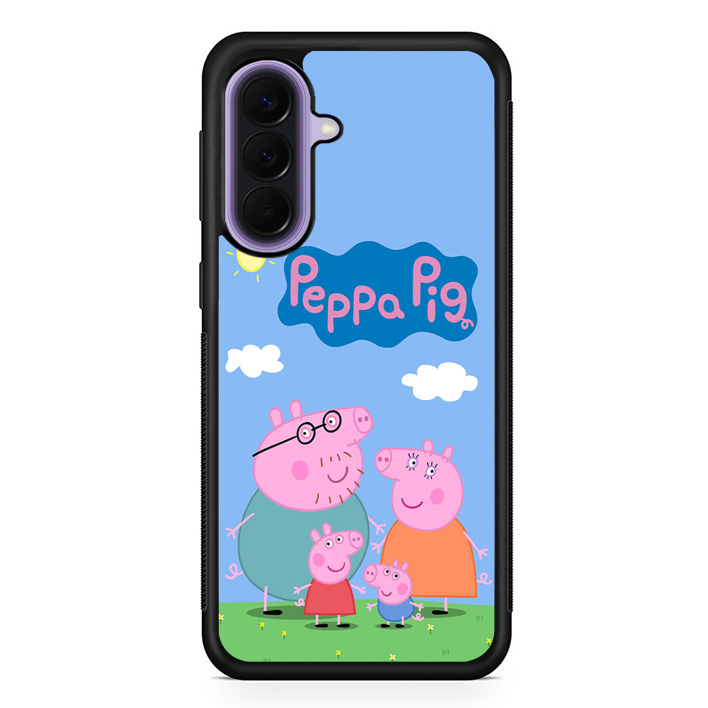 Peppa Pig Family Samsung Galaxy A57 Case | Slim Samsung Galaxy A57 Rubber Case