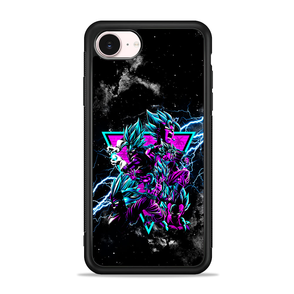 Dragon Ball Triangle of Force iPhone 17e Case - Silicone Case