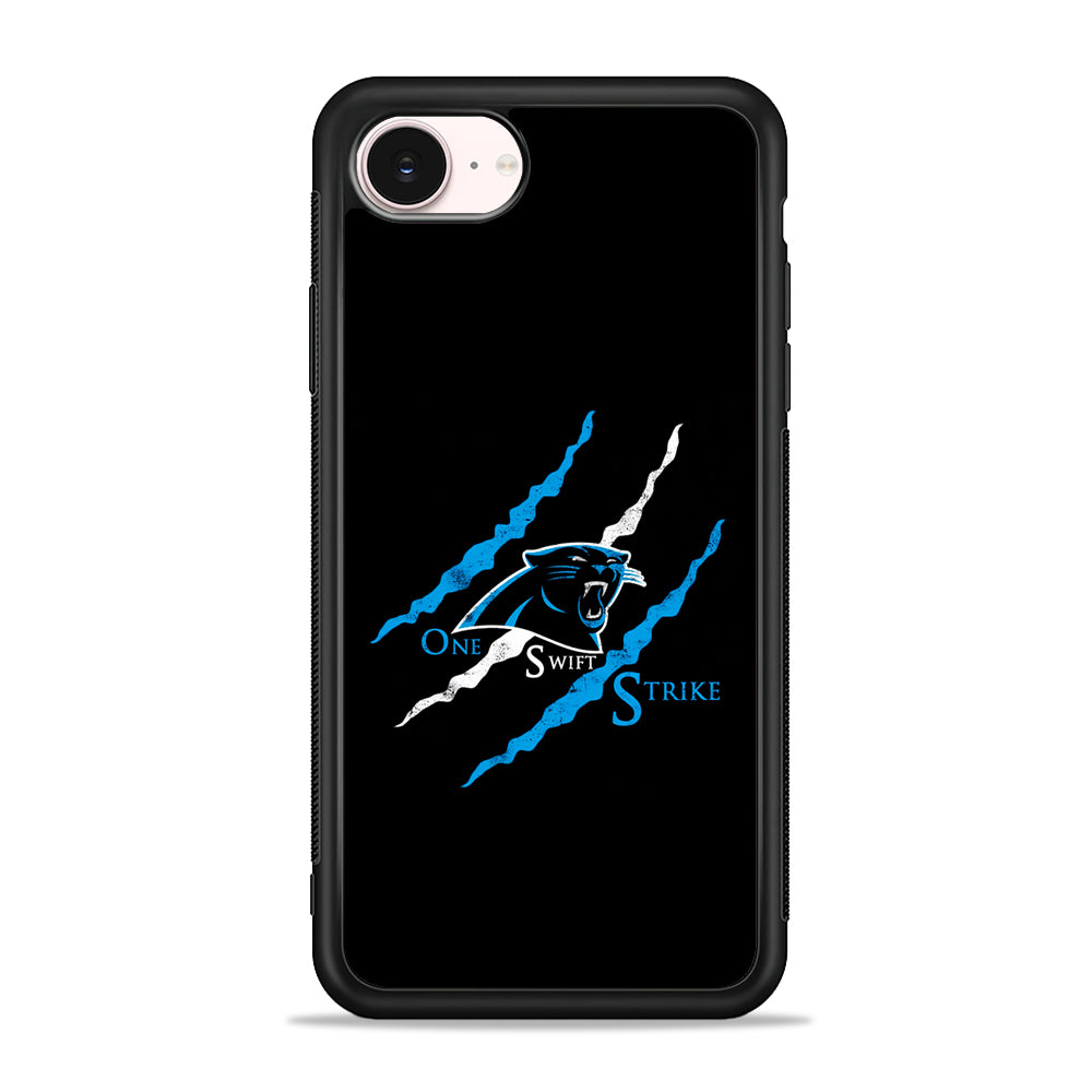 NFL Carolina Panthers Strike iPhone 17e Case - Silicone Case