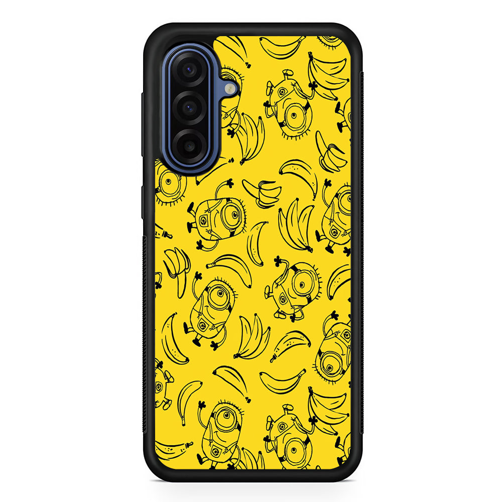 Minions and Banana Yellow Samsung Galaxy A17 Case | Slim Protective Phone Cover