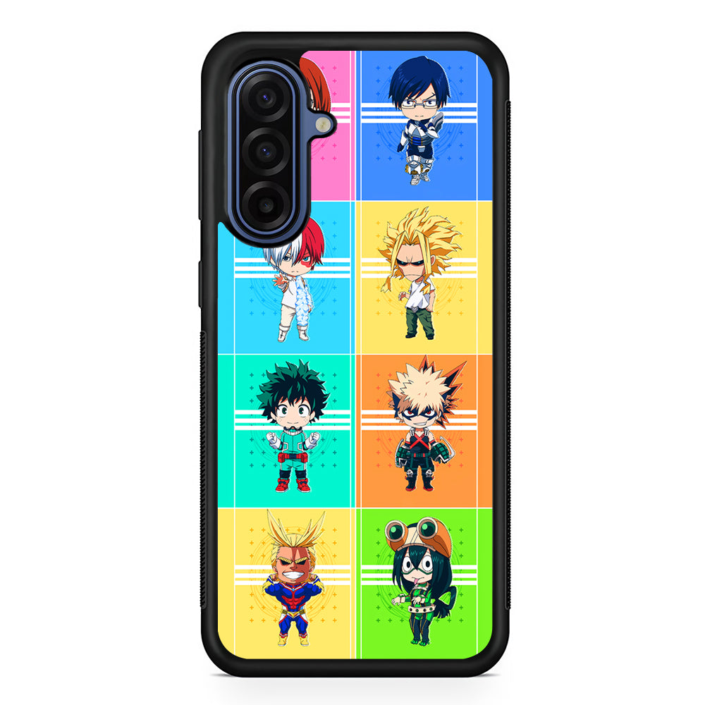 My Hero Academia Characters Chibi Samsung Galaxy A17 Case | Slim Protective Phone Cover