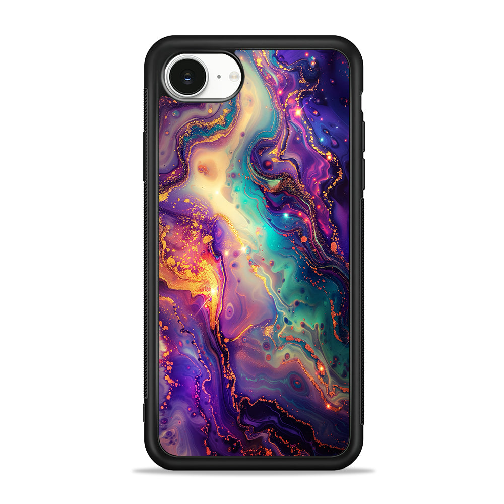 Sparkling Marble Abstract iPhone 16e Case | Protective Phone Cover