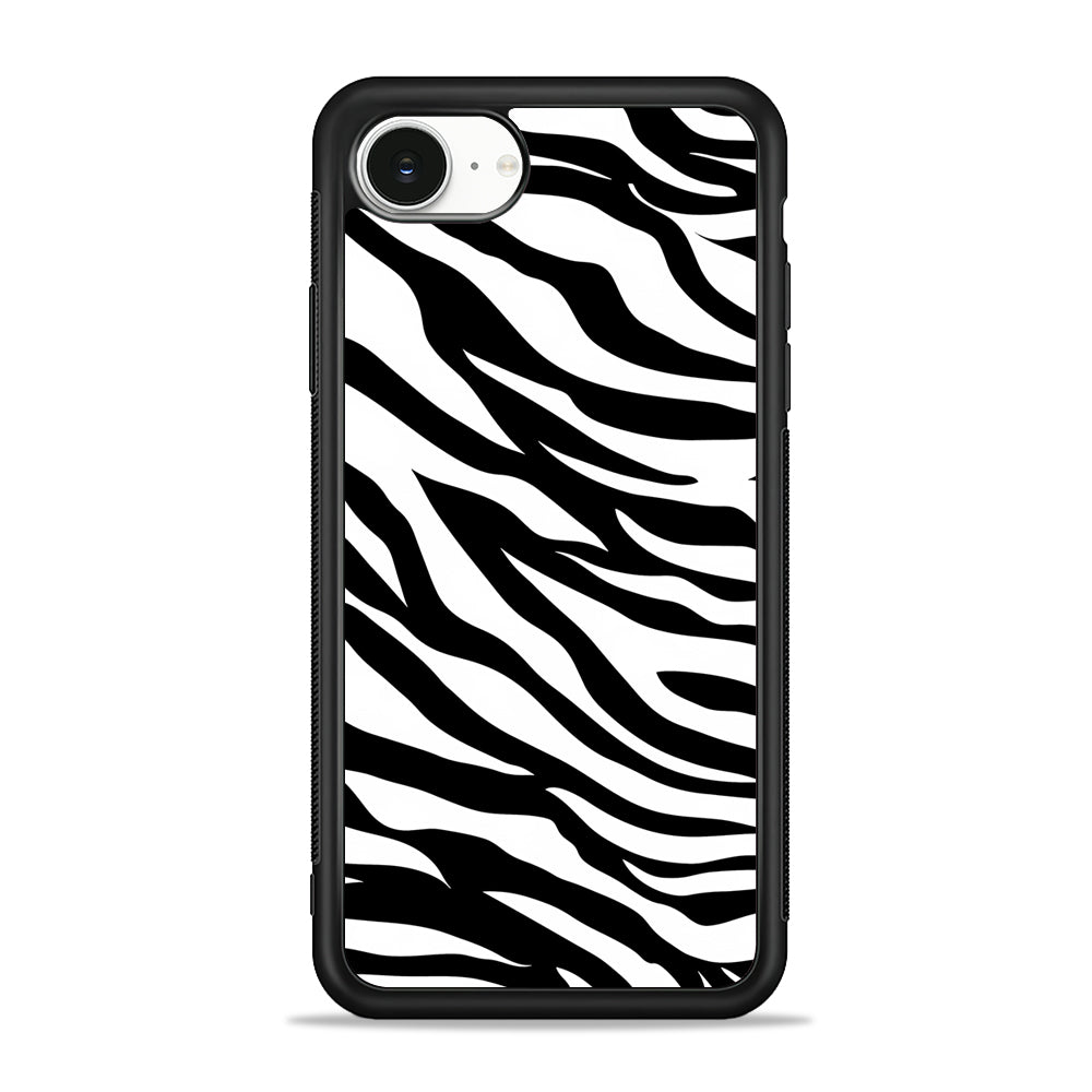 Zebra Skin Pattern iPhone 16e Case | Protective Phone Cover