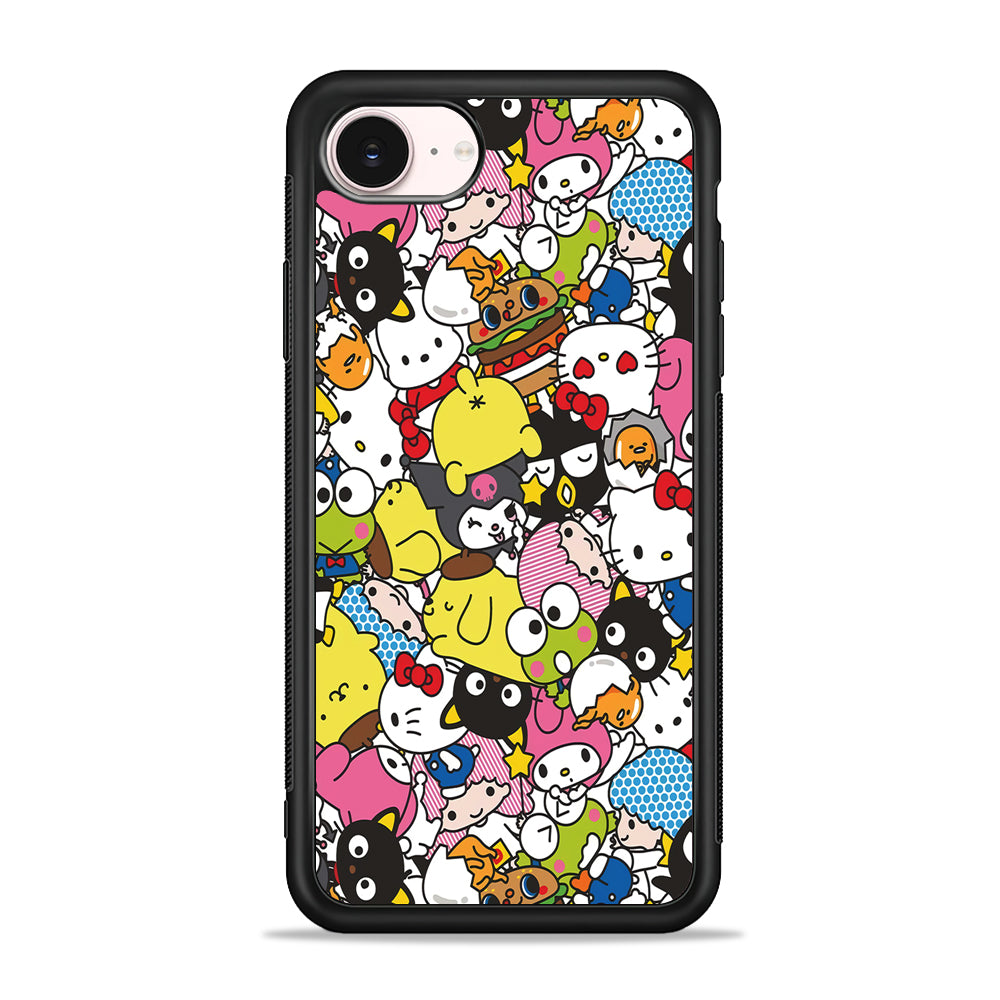 Hello Kitty and Friends Doodle iPhone 17e Case - Silicone Case