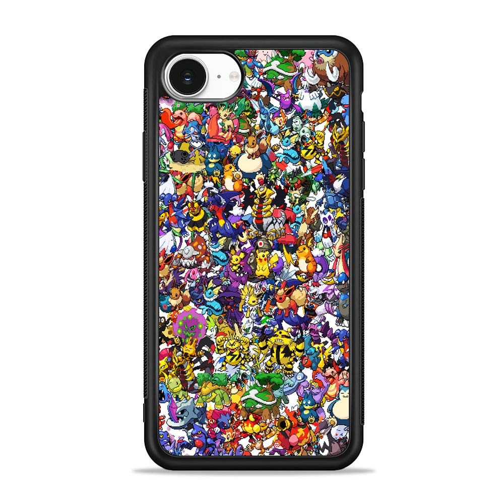 Pokemon All Characters iPhone 16e Case | Protective Phone Cover