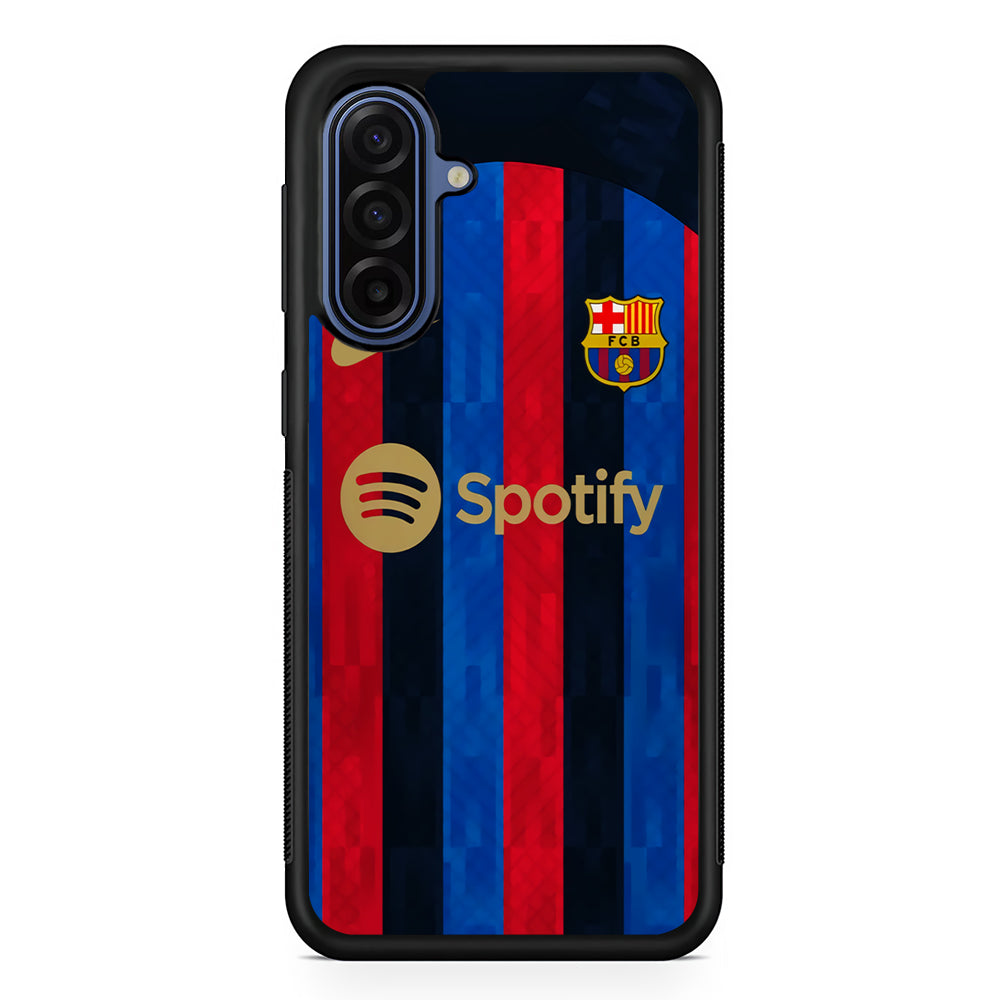 Nike Barcelona Jersey Home Samsung Galaxy A17 Case | Samsung Galaxy A17 Protective Rubber Case