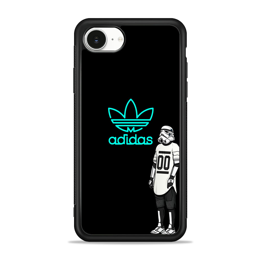 Adidas Neon Stormtrooper iPhone 16e Case - Slim Silicone Case