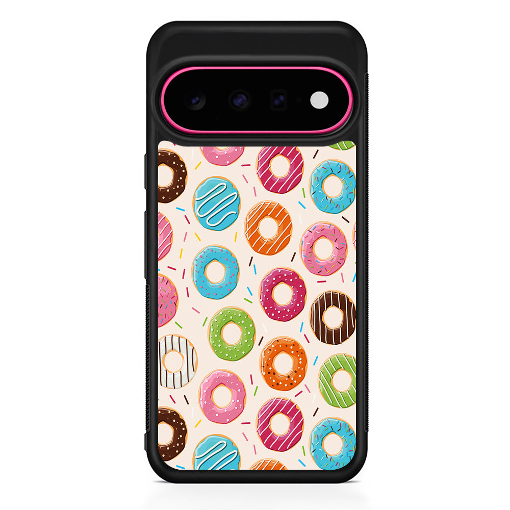 Various Sweet Cute Donuts Google Pixel 11 Case | Slim Shockproof Cover