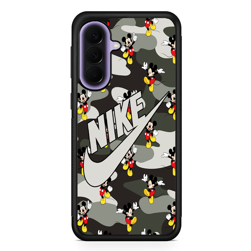 Nike Mickey Camo Samsung Galaxy A57 Case | Samsung Galaxy A57 Protective Cover