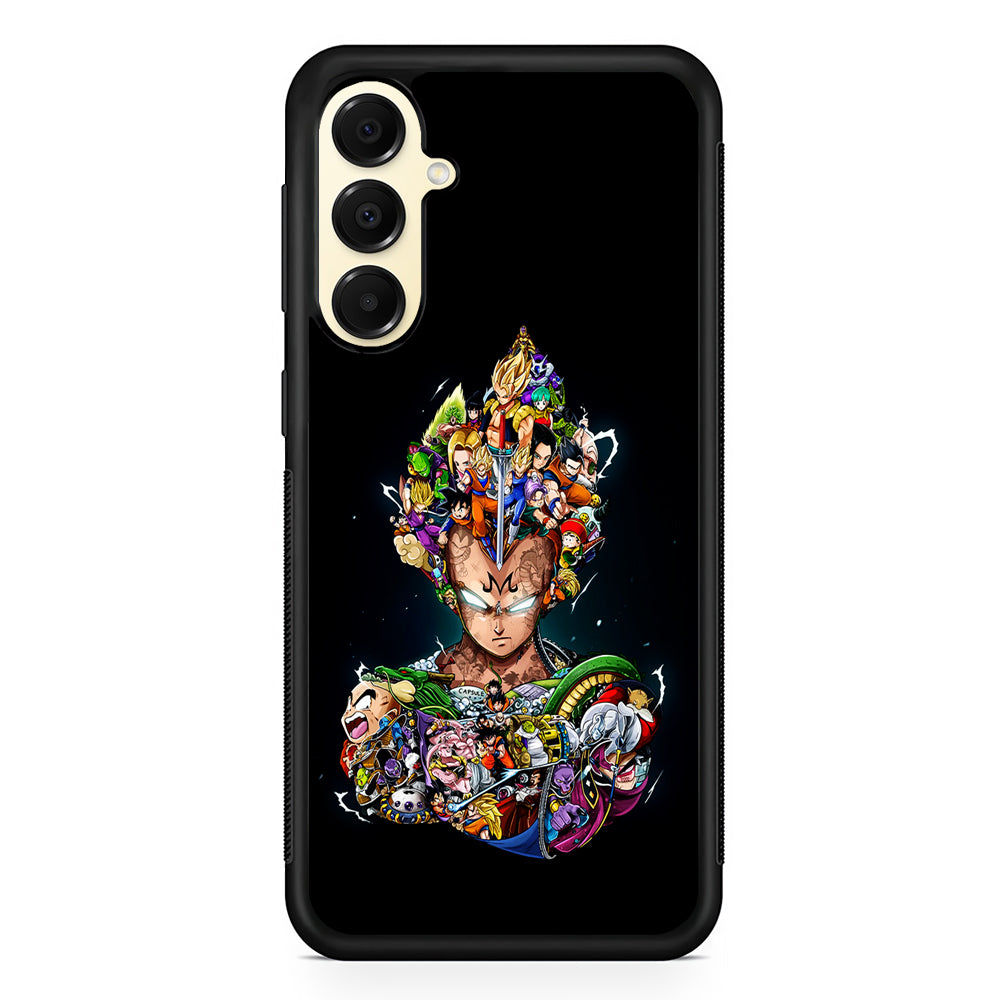 Dragon Ball Vegeta and Friends Samsung Galaxy A16 Case | Slim Rubber Samsung Galaxy A16 Case