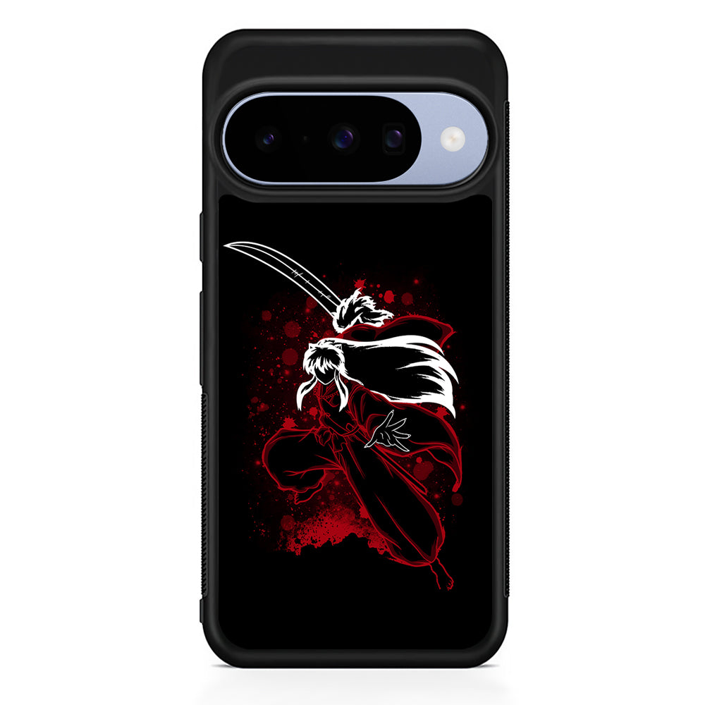 Inuyasha Silhouette Google Pixel 10 Case | Google Pixel 10 Rubber Protective Case