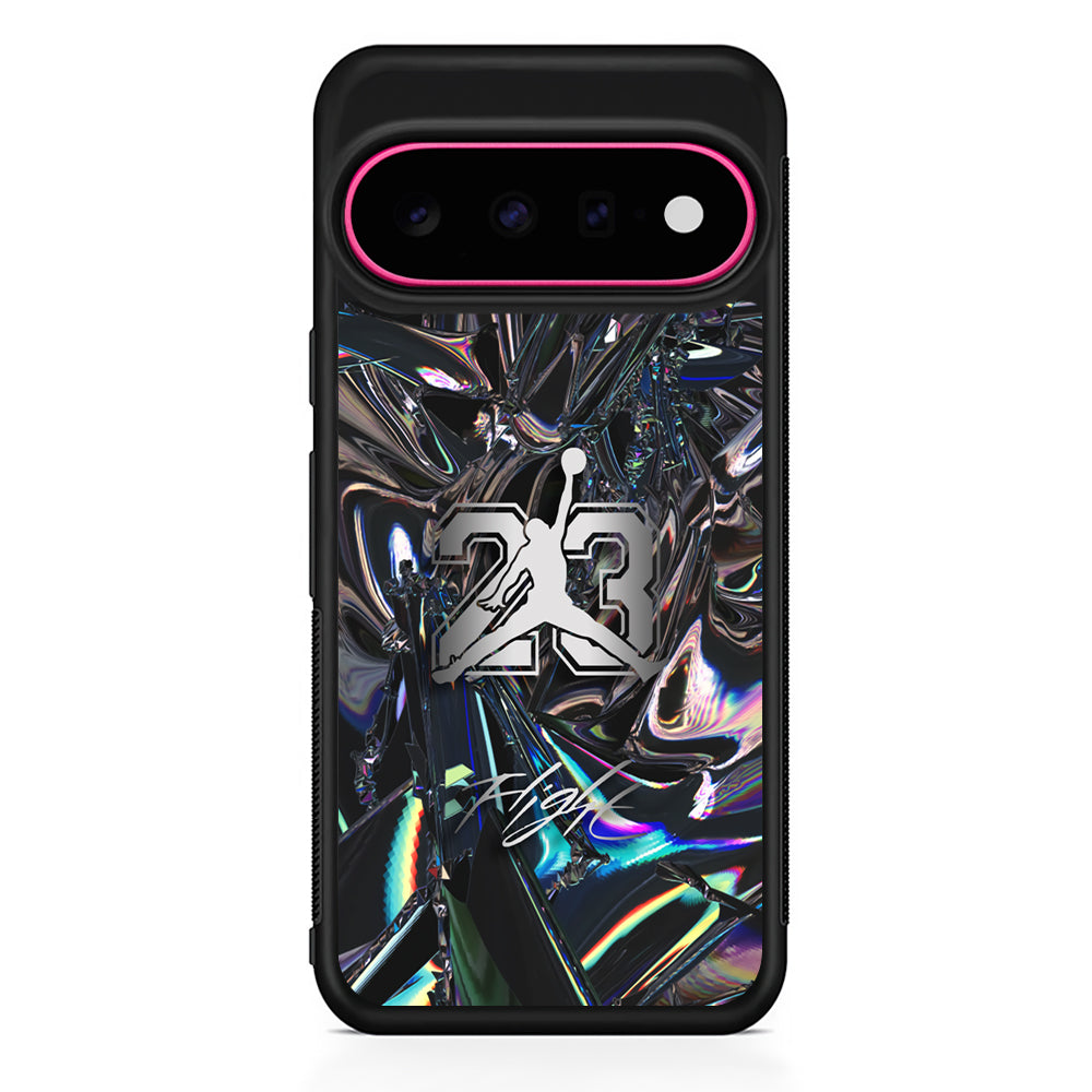 Air Jordan Abstract Mirror Backdrop Google Pixel 11 Case - Stylish Protective Phone Case