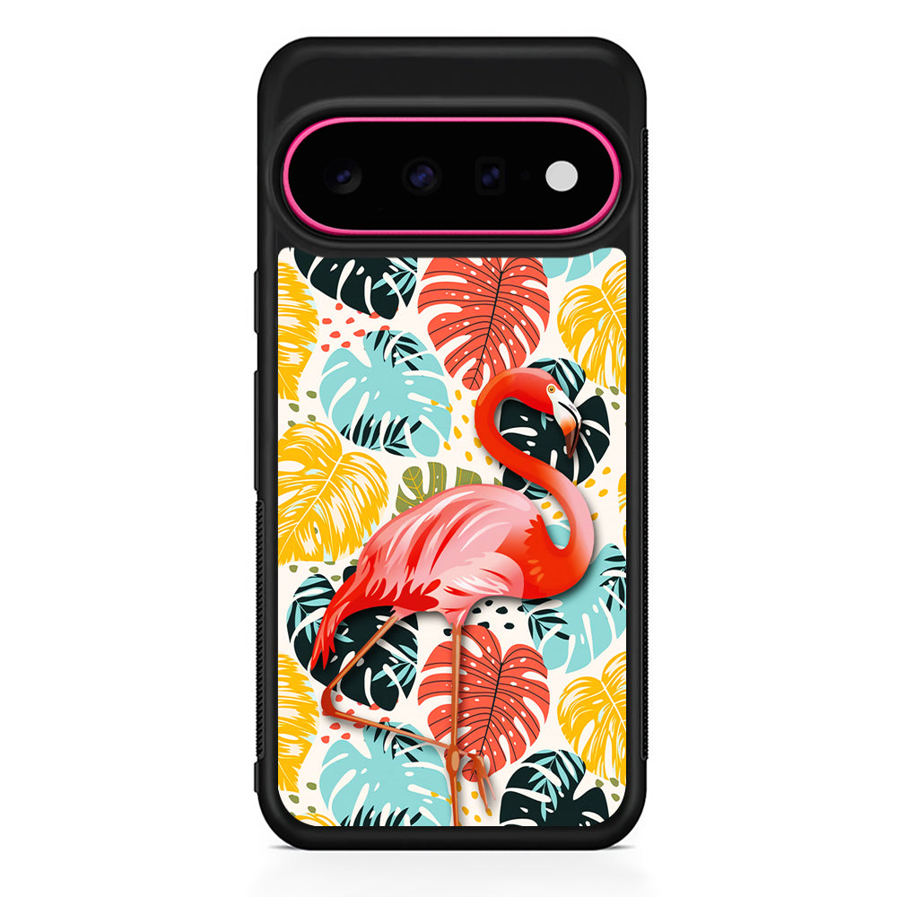 Flamingo Stand in Beauty Google Pixel 11 Case | Slim Shockproof Cover