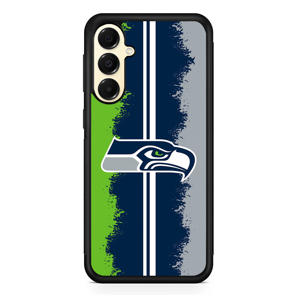 NFL Seattle Seahawks Team Samsung Galaxy A16 Case | Slim Rubber Samsung Galaxy A16 Case