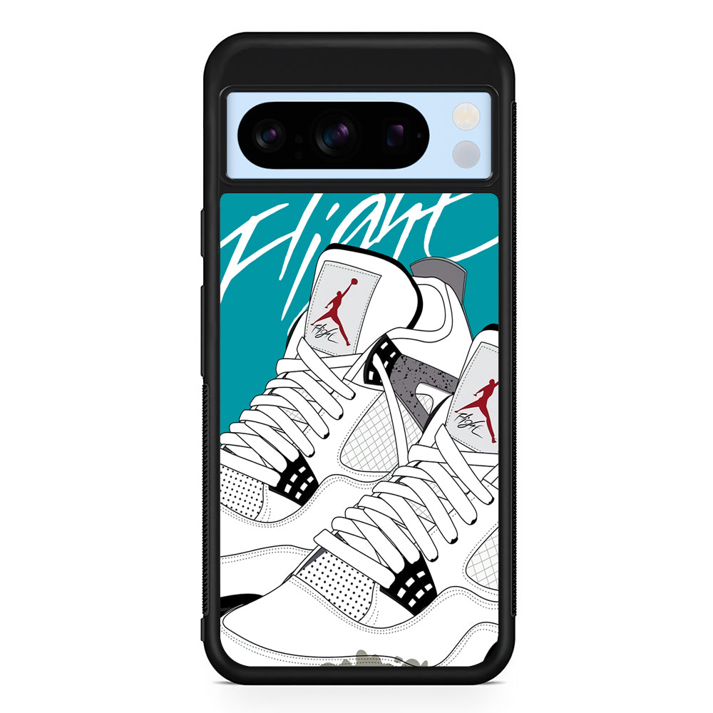 Air Jordan The White Shoes Google Pixel 8 Pro Case | Slim Protective Cover