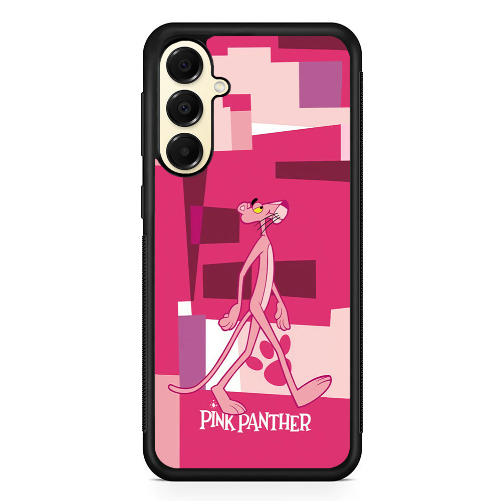Pink Panther Walk Away Samsung Galaxy A16 Case | Slim Rubber Samsung Galaxy A16 Case