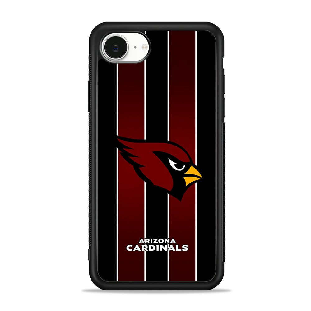 NFL Arizona Cardinals Strike Line iPhone 16e Case | Protective Phone Cover