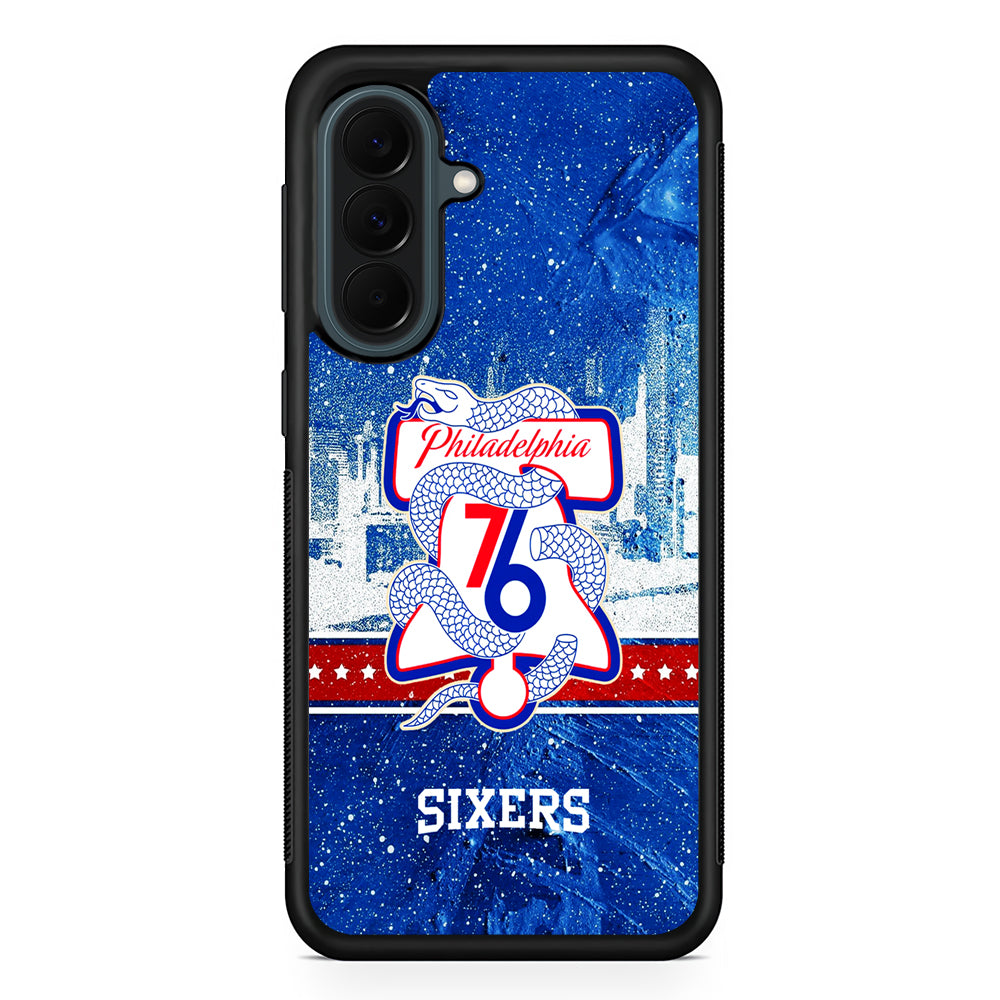 NBA Philadelphia 76ers Sixers Samsung Galaxy A37 Case | Samsung Galaxy A37 Rubber Phone Case