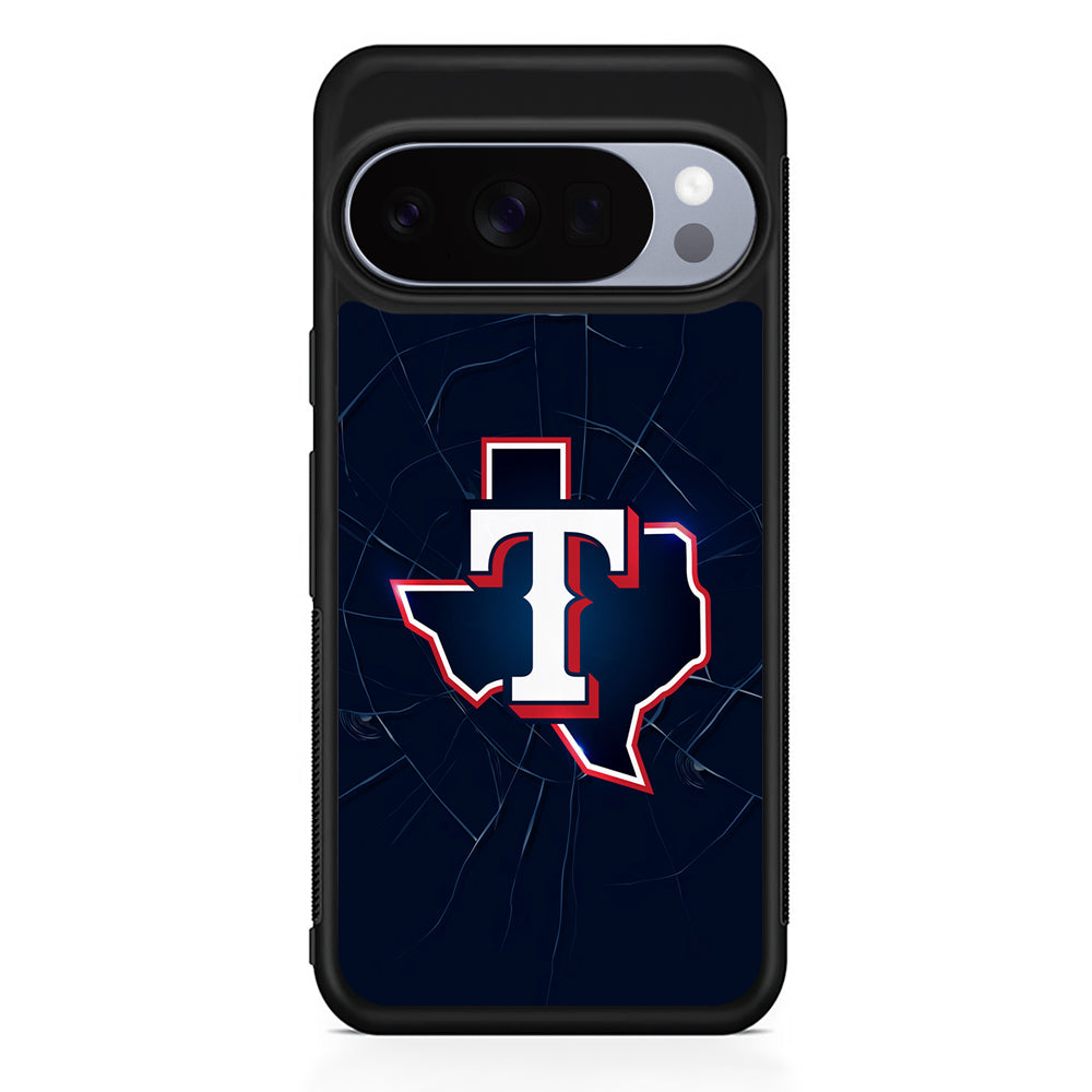 MLB Texas Rangers Team Google Pixel 10 Pro Case | Google Pixel 10 Rubber Protective Case
