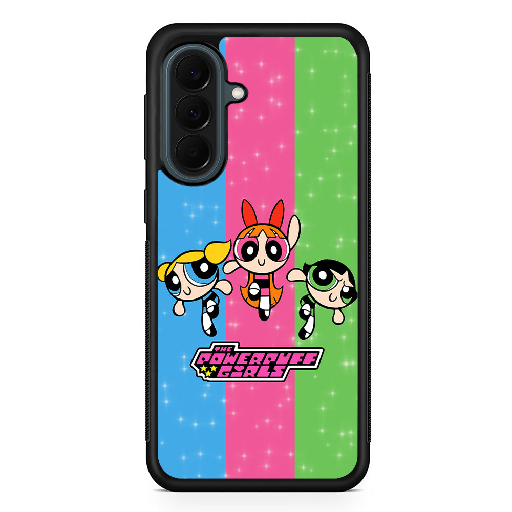 The Powerpuff Girls Character Samsung Galaxy A37 Case | Samsung Galaxy A37 Rubber Phone Case