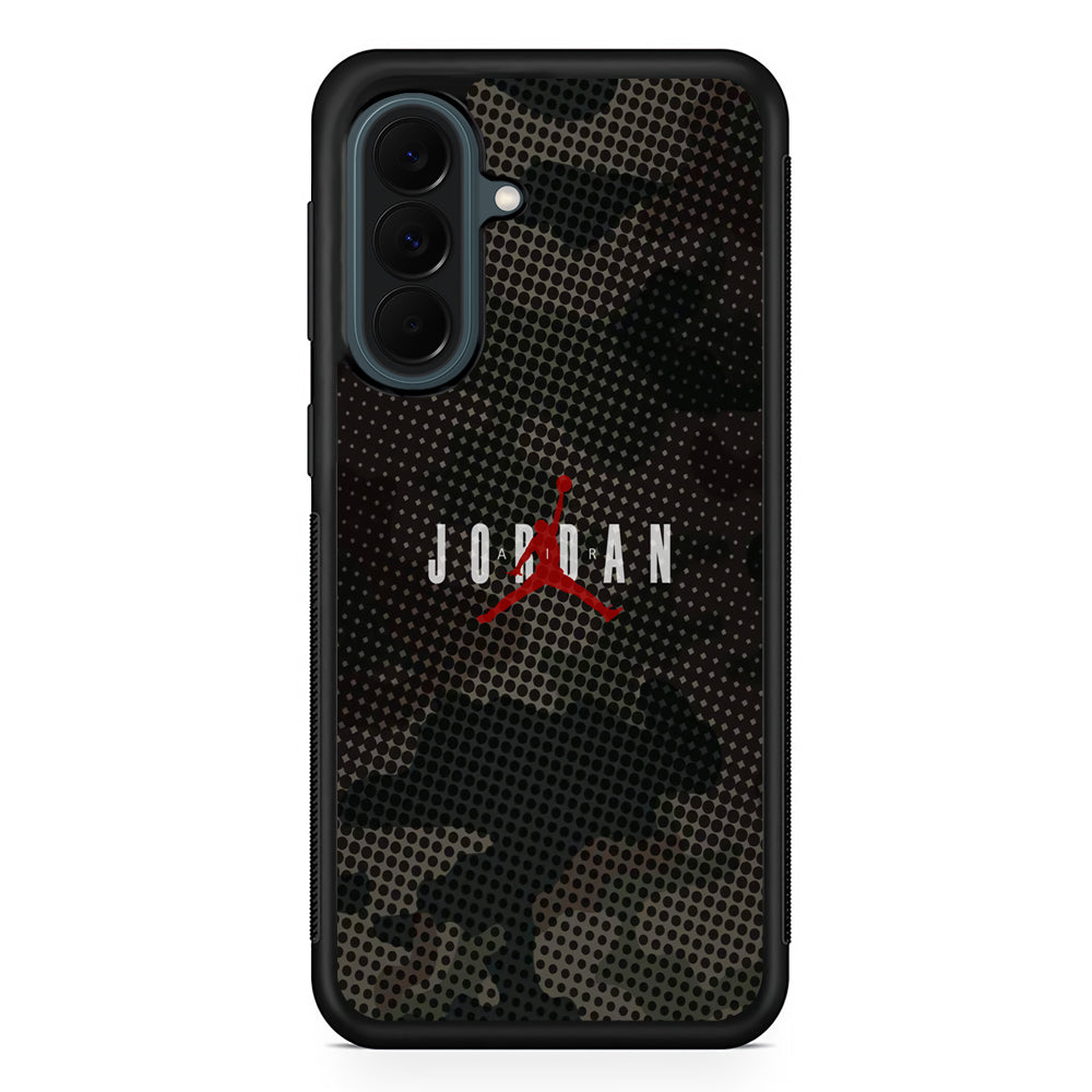 Air Jordan Gradation of Dark Camouflage Samsung Galaxy A37 Case | Custom Samsung Galaxy A37 Protective Cover