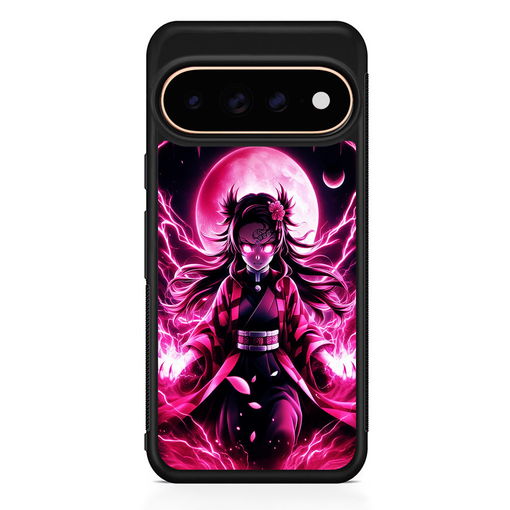 Demon Slayer Nezuko Battle Mode Google Pixel 11 Pro Case - Stylish Protective Phone Case