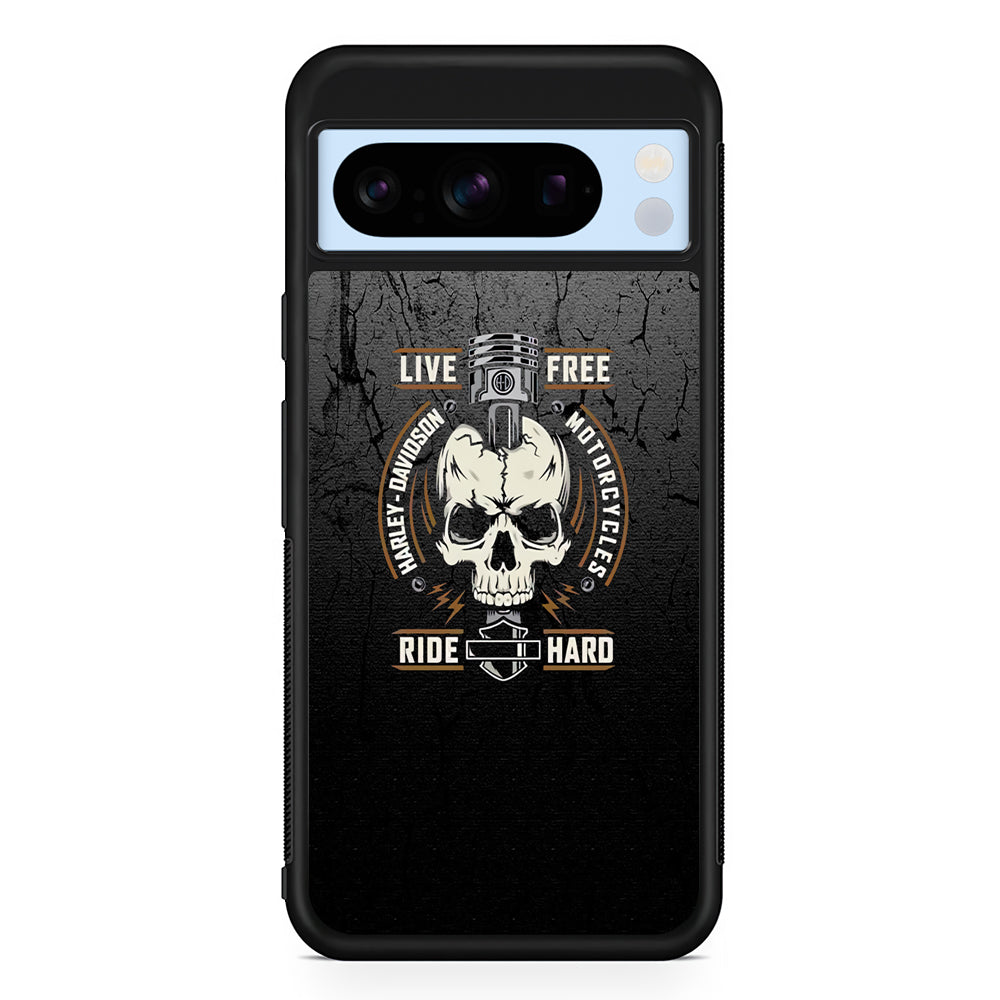 Harley Davidson Live Free with Ride Hard Google Pixel 8 Pro Case | Premium Protective Case for Google Pixel 8 Pro