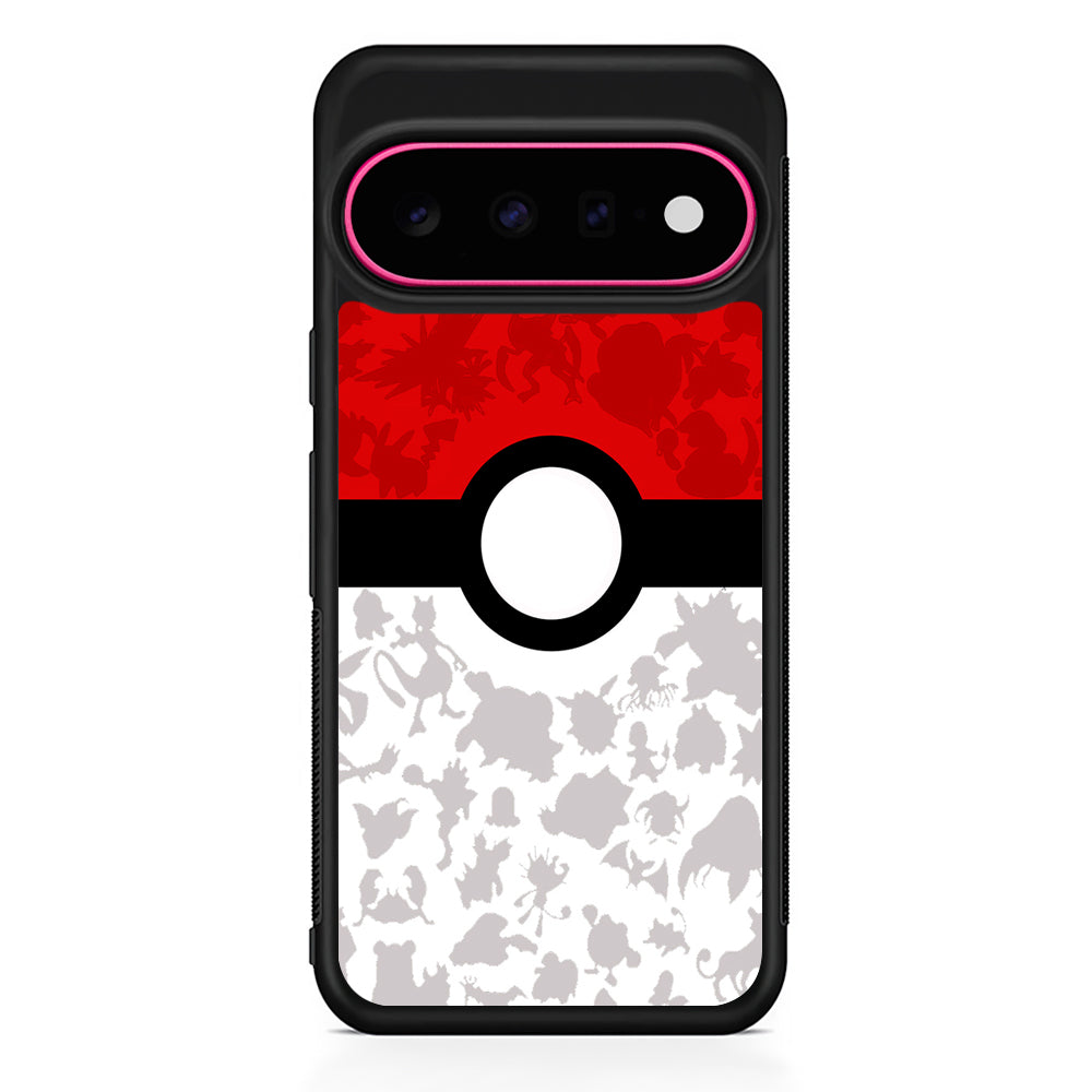 Pokemon Ball Silhouette Google Pixel 11 Case | Slim Shockproof Cover