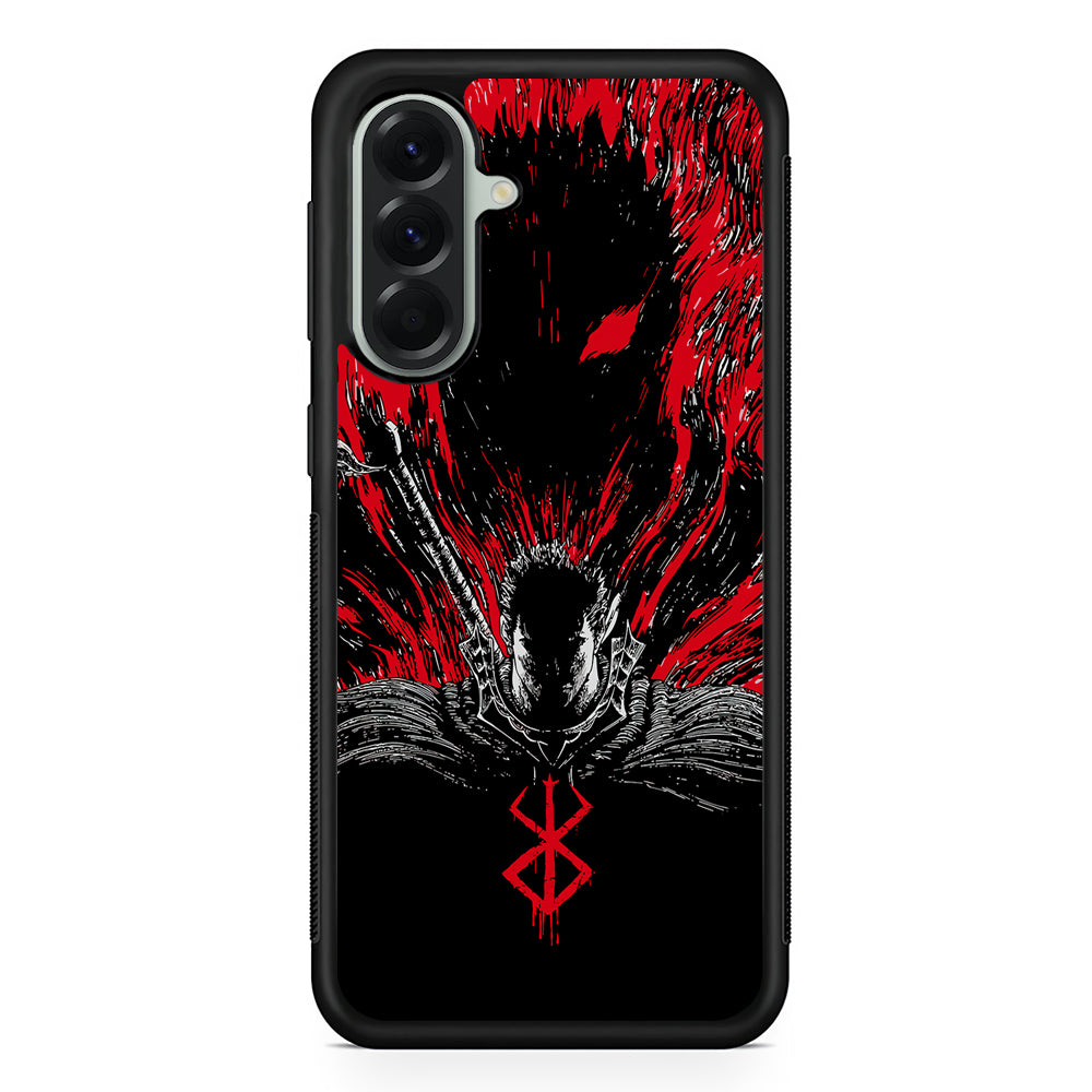Guts Berserk The Black Swordsman Samsung Galaxy A56 Case | Samsung Galaxy A56 Protective Rubber Case