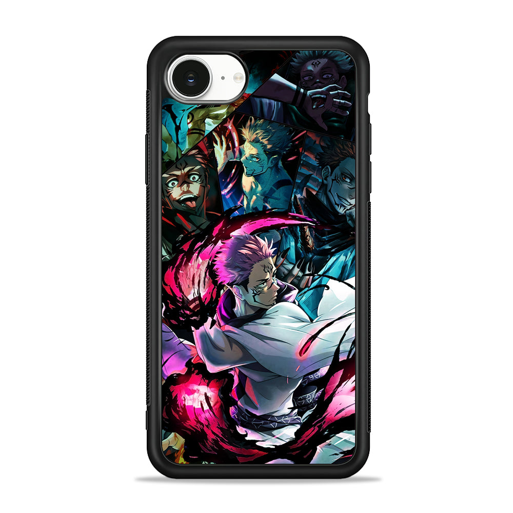 Jujutsu Kaisen Sukuna Aesthetic iPhone 16e Case | Protective Phone Cover