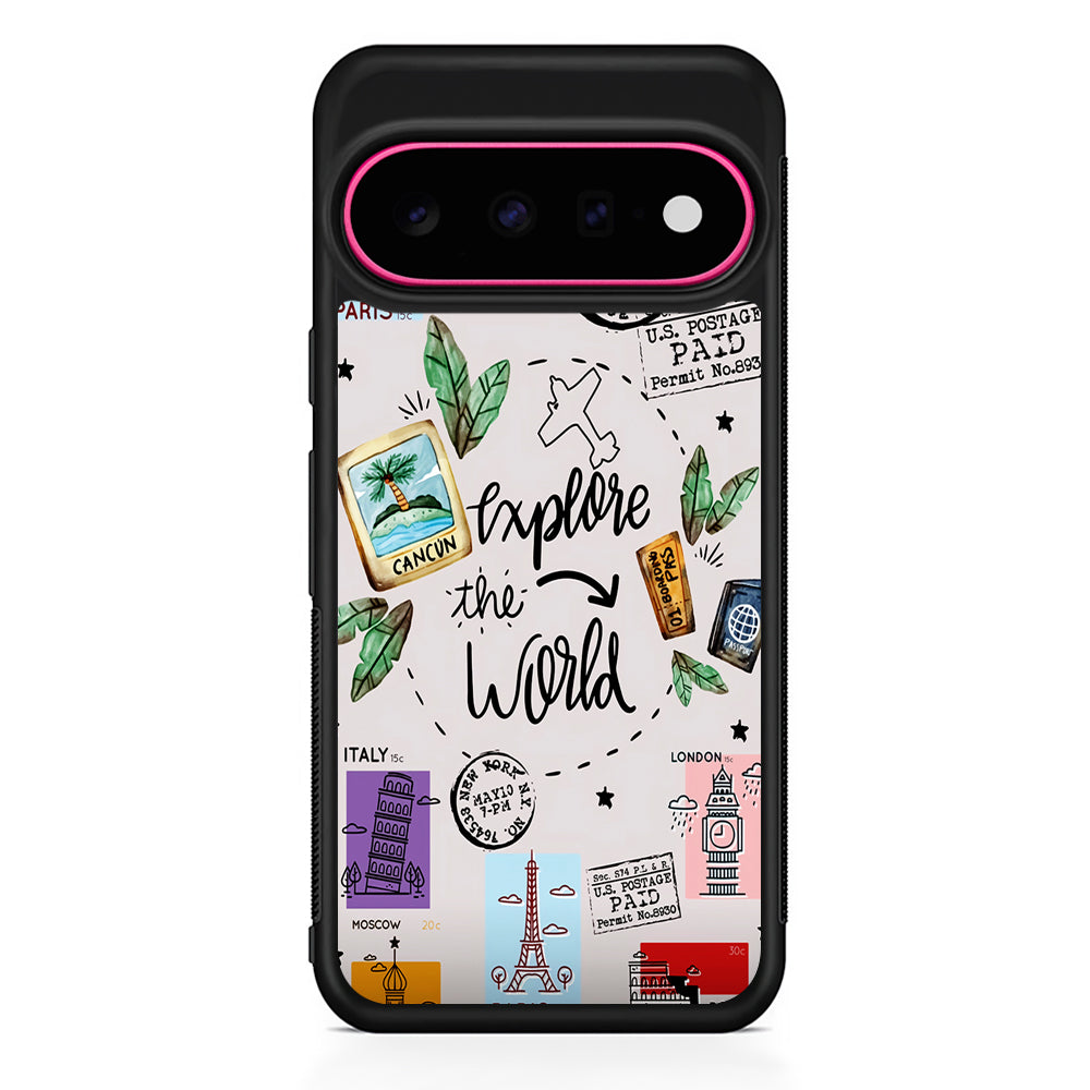 Explore The World Travel Google Pixel 11 Case | Slim Shockproof Cover