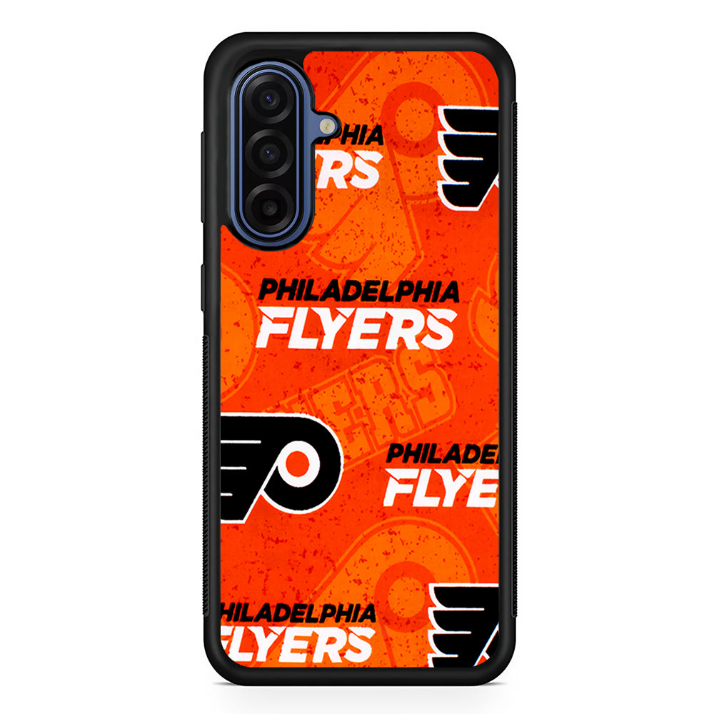 NHL Philadelphia Flyers Pattern Samsung Galaxy A17 Case | Slim Protective Phone Cover