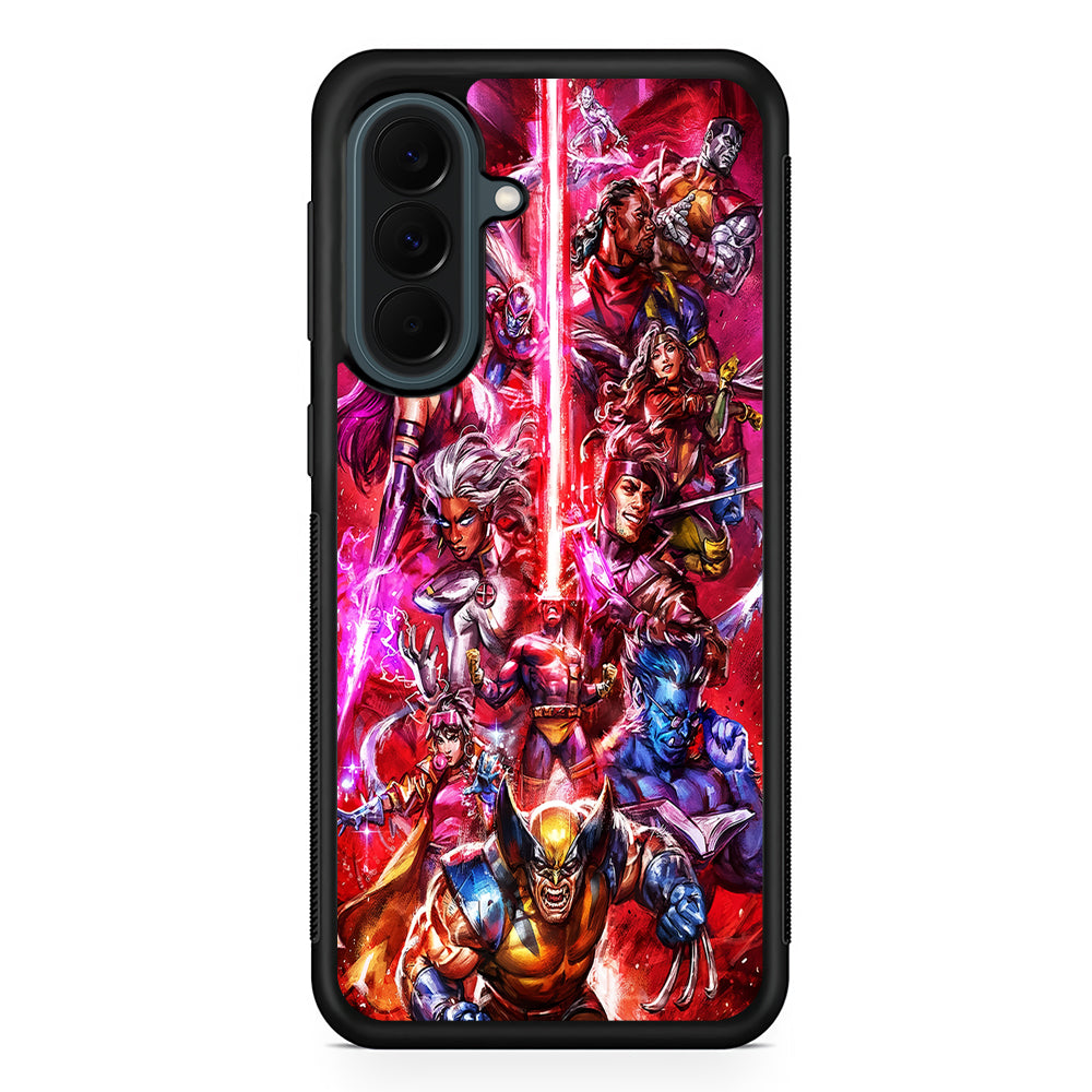 The X-Men vs Magneto Art Samsung Galaxy A37 Case | Samsung Galaxy A37 Rubber Phone Case