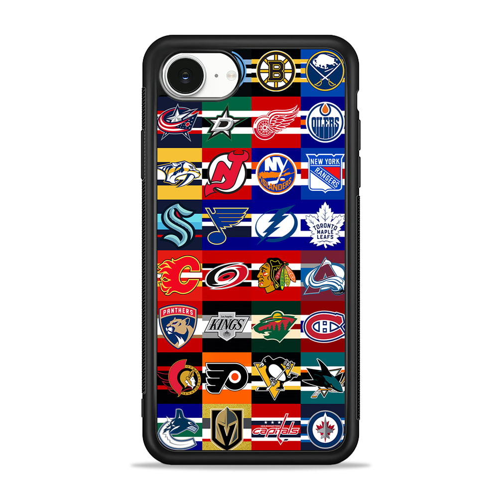 All NHL Teams Jersey iPhone 16e Case | Protective Phone Cover