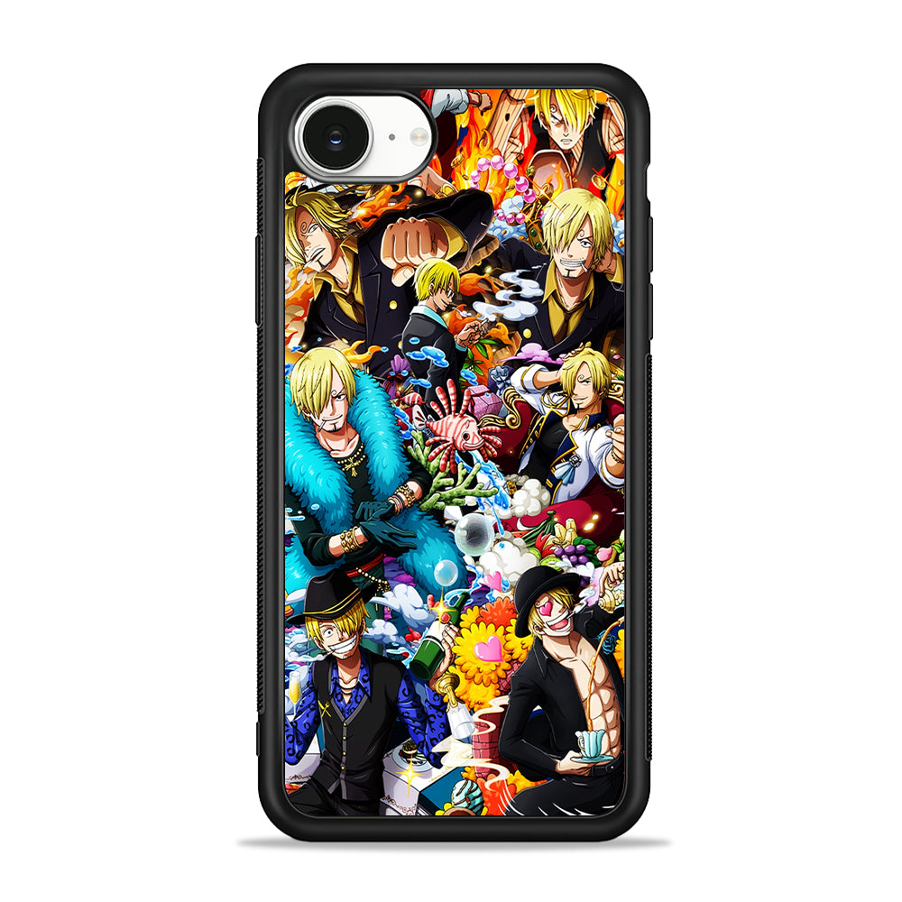 One Piece Sanji Aesthetic iPhone 16e Case | Protective Phone Cover