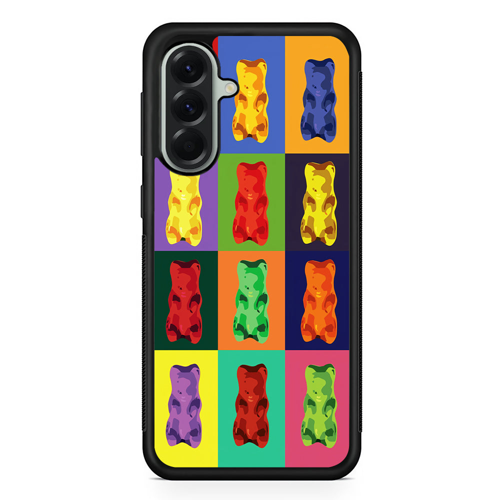 Gummy Bear Pop Art Samsung Galaxy A56 Case | Samsung Galaxy A56 Protective Rubber Case