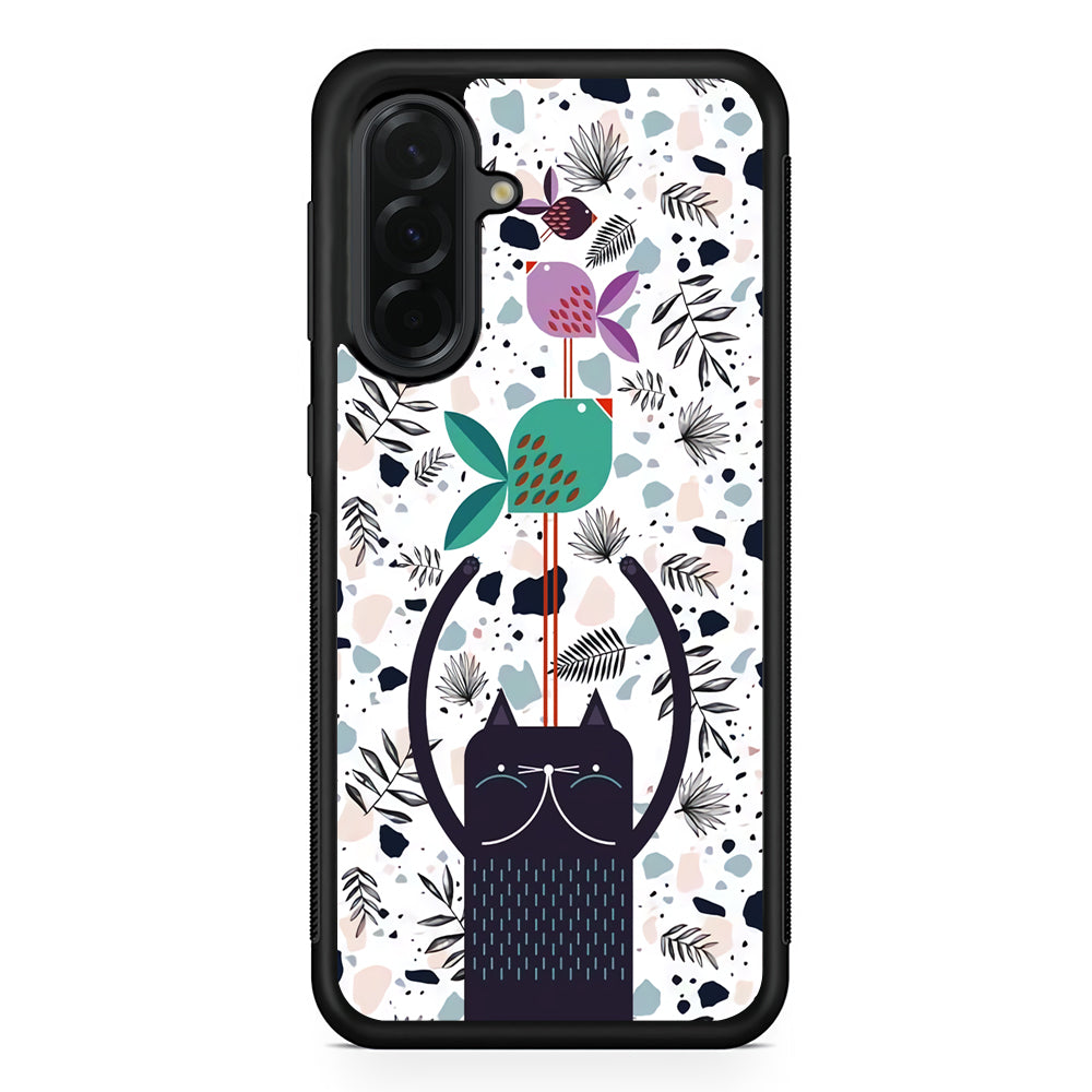 Cat Fish Aesthetic Samsung Galaxy A36 Case | Protective Rubber Cover