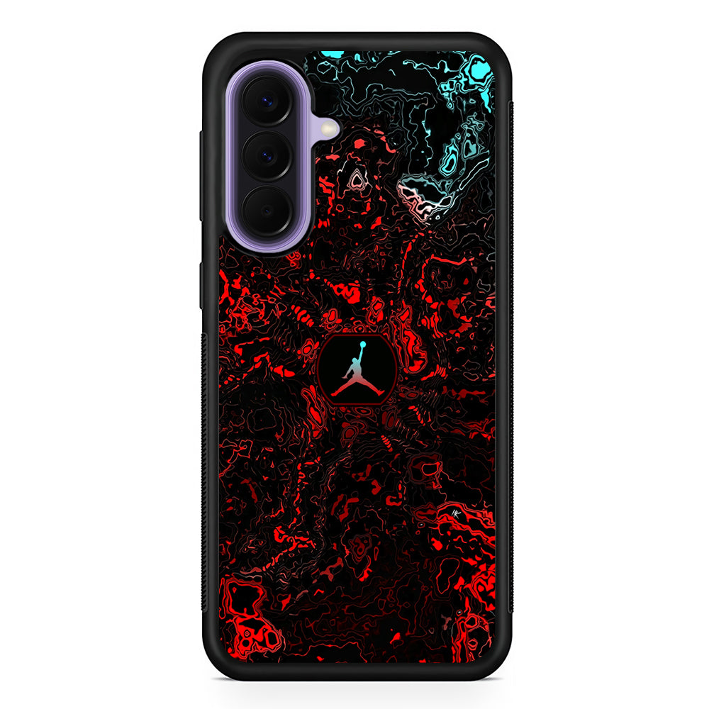 Air Jordan Mountain Contour Samsung Galaxy A57 Case | Slim Samsung Galaxy A57 Rubber Case