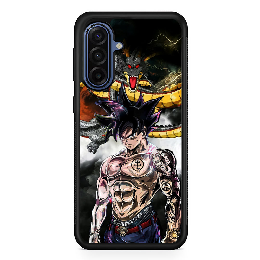 Goku X Shenron Dragon Ball Z Samsung Galaxy A17 Case | Slim Protective Phone Cover