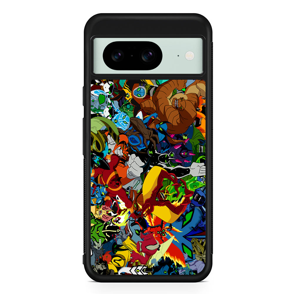 Ben 10 All The Alien Google Pixel 8 Case | Durable Protective Cover for Google Pixel 8
