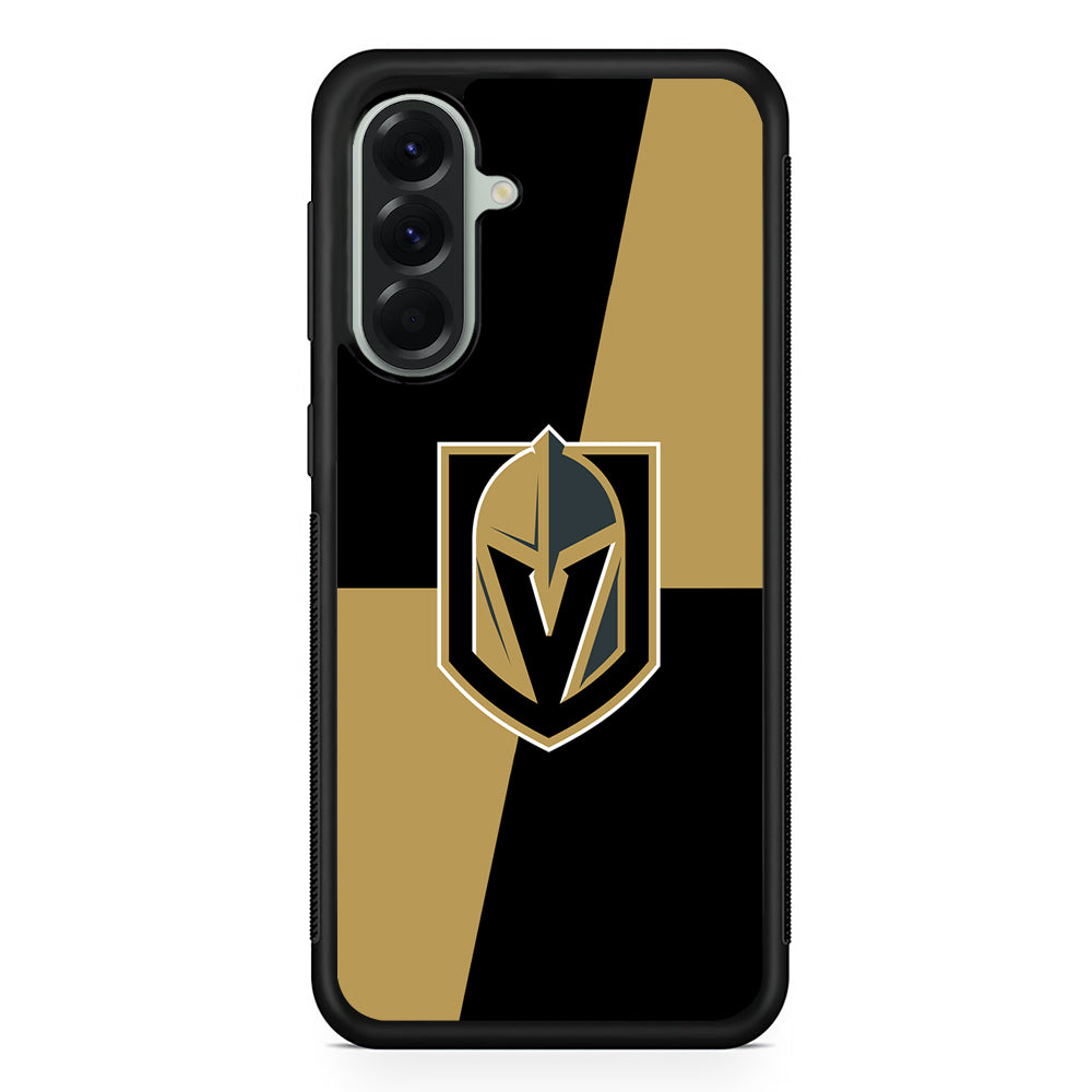 NHL Vegas Golden Knights Logo Samsung Galaxy A56 Case | Samsung Galaxy A56 Protective Rubber Case