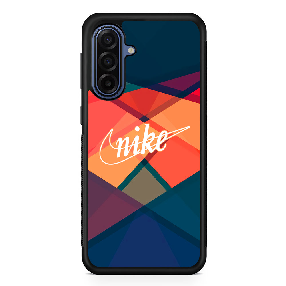 Nike Shape Mix Colour Samsung Galaxy A17 Case | Samsung Galaxy A17 Protective Rubber Case