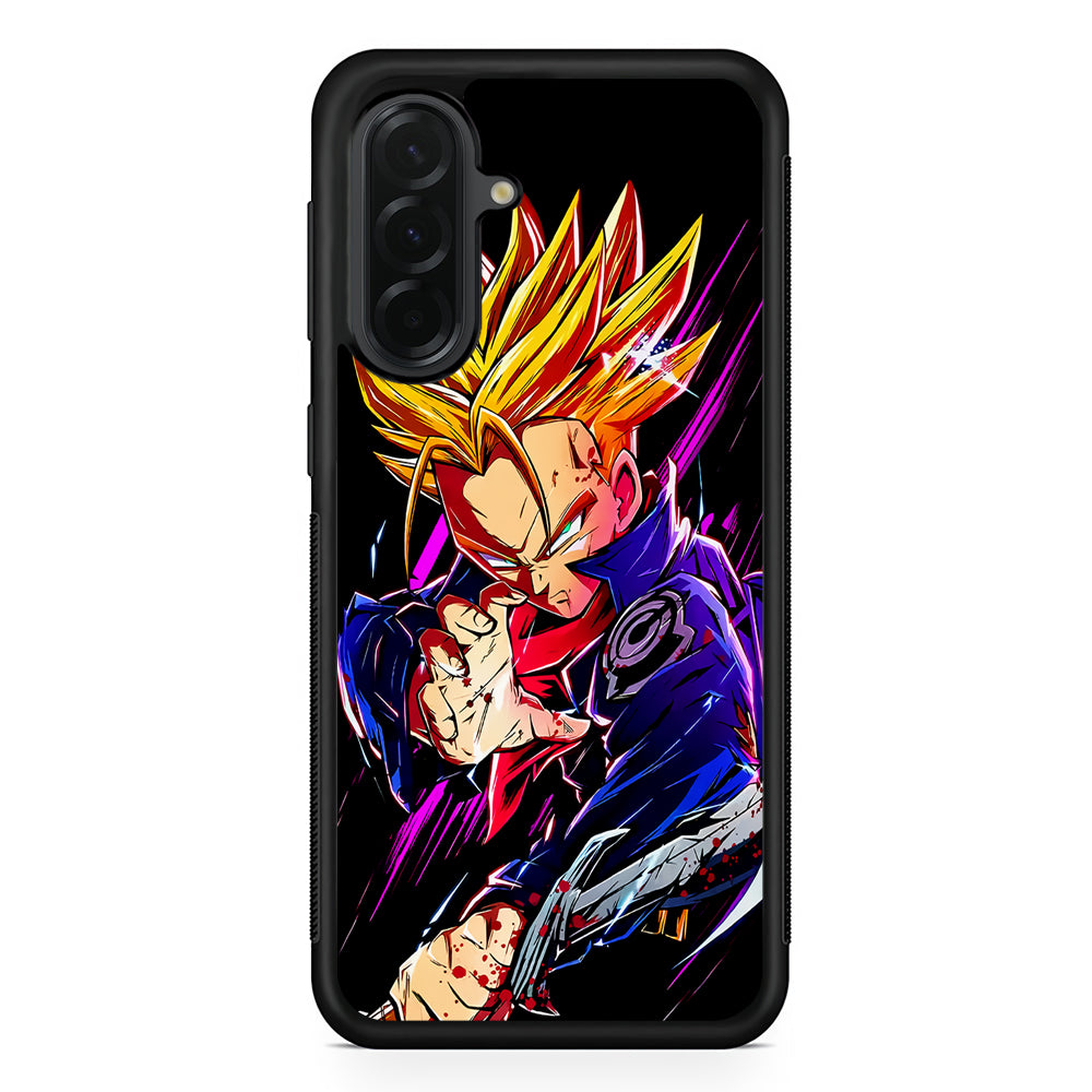 Future Trunks Dragon Ball Z Samsung Galaxy A36 Case | Protective Rubber Cover