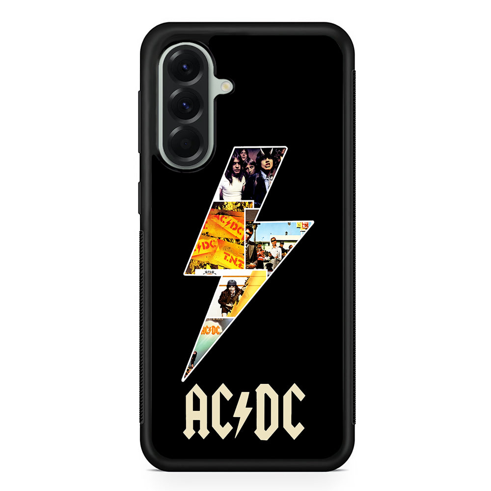 ACDC Rock Band Samsung Galaxy A56 Case | Samsung Galaxy A56 Protective Rubber Case